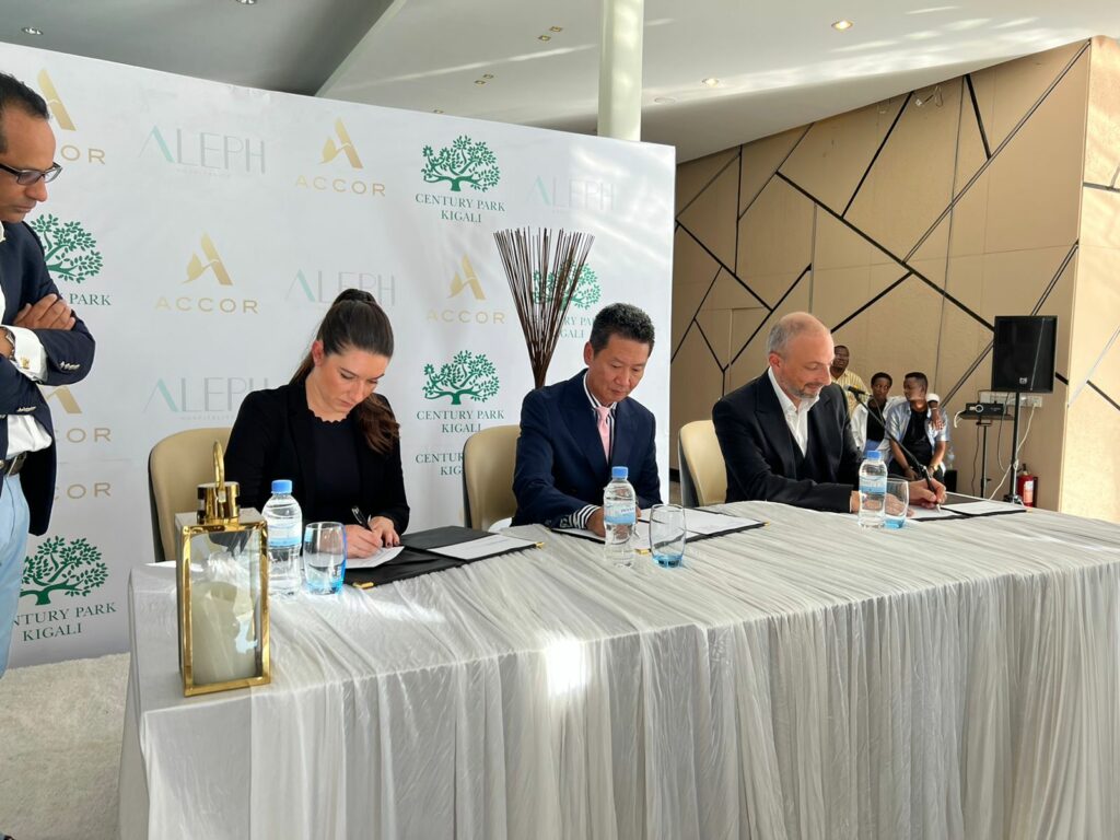 Hotel and Residences Ltd and Bani Haddad Founder and Managing Director of Aleph Hosp Aleph Hospitality signs first hotel in Rwanda | The Guardian Nigeria News