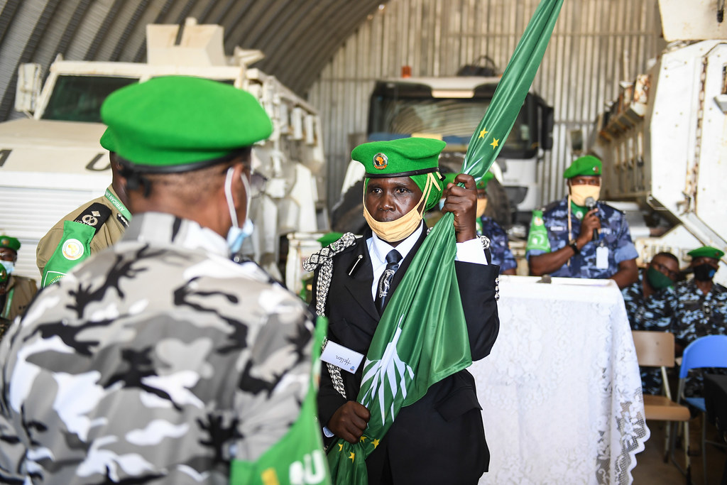 A salute to the Ugandan police for their service in Somalia