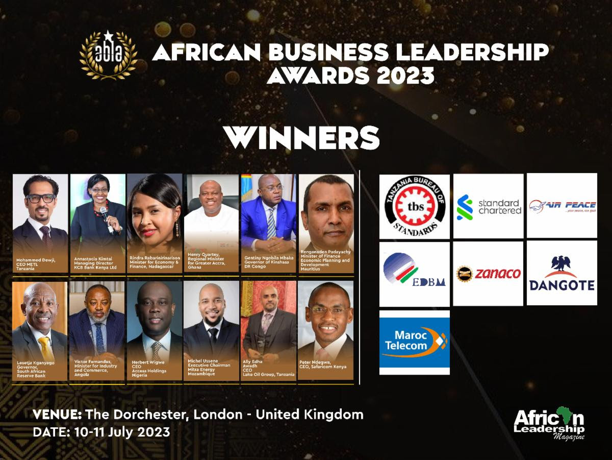 African Leadership Magazine Unveils Winners For The 13th African