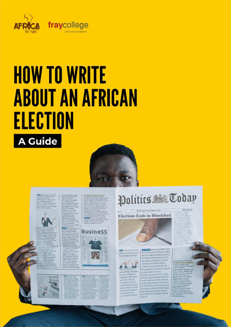 Africa No Filter launches new guide on how to write about African